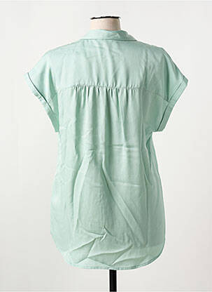 Chemisier coupe cintrée manches courtes vert SALSA femme