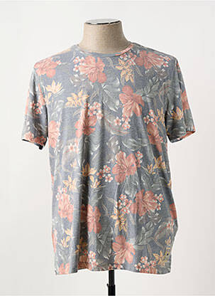T-shirt stretch manches courtes gris TEDDY SMITH homme
