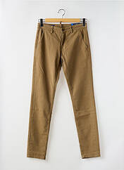 Pantalon chino marron SERGE BLANCO pour homme seconde vue