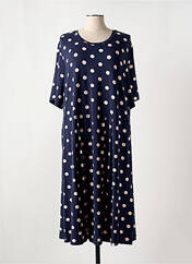 Robe mi-longue bleu SIGNATURE pour femme seconde vue