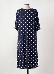 Robe mi-longue bleu SIGNATURE pour femme seconde vue