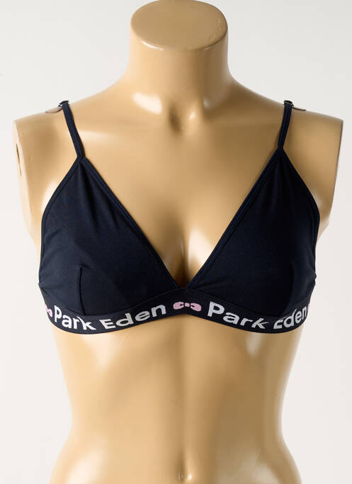 Soutien-gorge sans armature haut triangles noir EDEN PARK femme