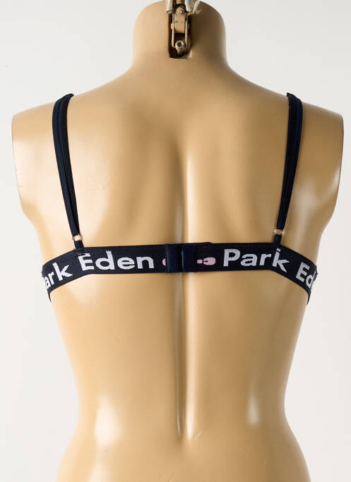 Soutien-gorge sans armature haut triangles noir EDEN PARK femme
