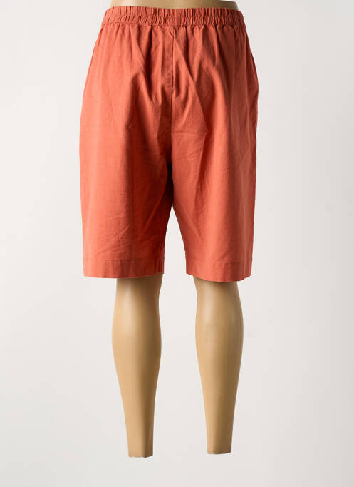 Bermuda orange CISO pour femme