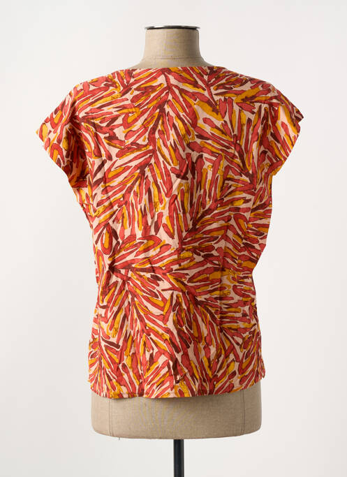 Blouse orange PAZ TORRAS pour femme