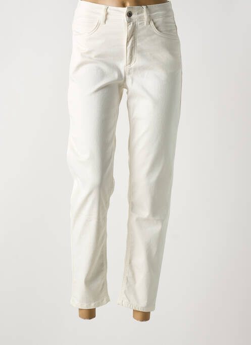 Jeans coupe slim beige JENSEN pour femme