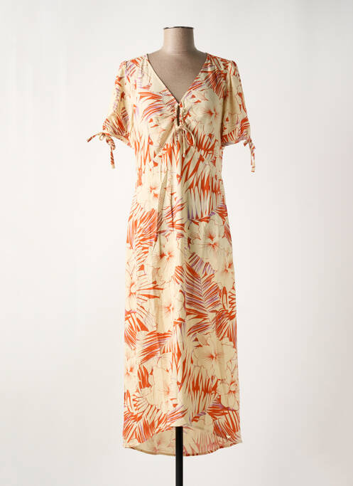 Robe longue beige LES P'TITES BOMBES pour femme