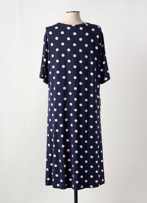 Robe mi-longue bleu SIGNATURE femme