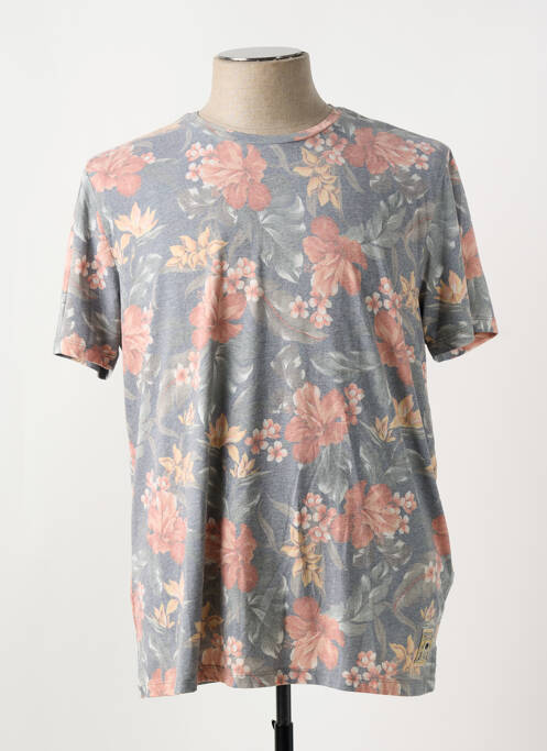 T-shirt gris TEDDY SMITH pour homme