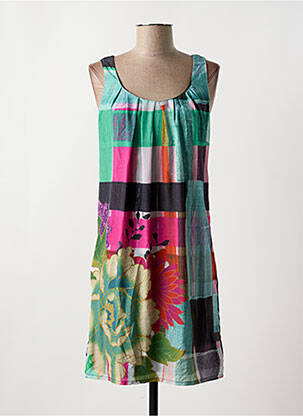 Robe courte sans manche sans manche noir DESIGUAL femme