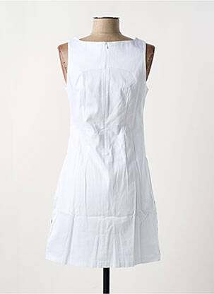 Robe courte sans manche sans manche blanc DESIGUAL femme