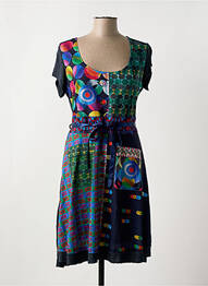 Robe courte manches courtes manches courtes gris DESIGUAL femme