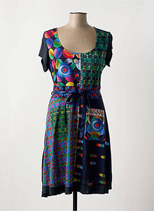 Robe courte manches courtes manches courtes gris DESIGUAL femme