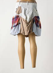 Jupe courte beige DESIGUAL pour femme seconde vue