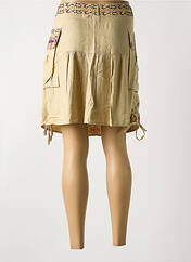 Jupe courte beige DESIGUAL pour femme seconde vue