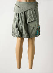 Jupe courte vert DESIGUAL pour femme seconde vue