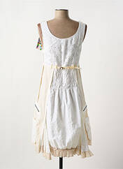 Robe mi-longue beige DESIGUAL pour femme seconde vue