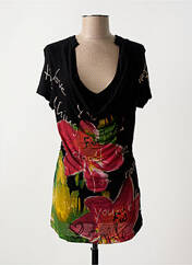 T-shirt noir DESIGUAL pour femme seconde vue
