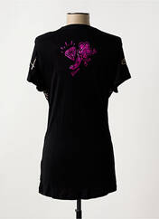 T-shirt noir DESIGUAL pour femme seconde vue