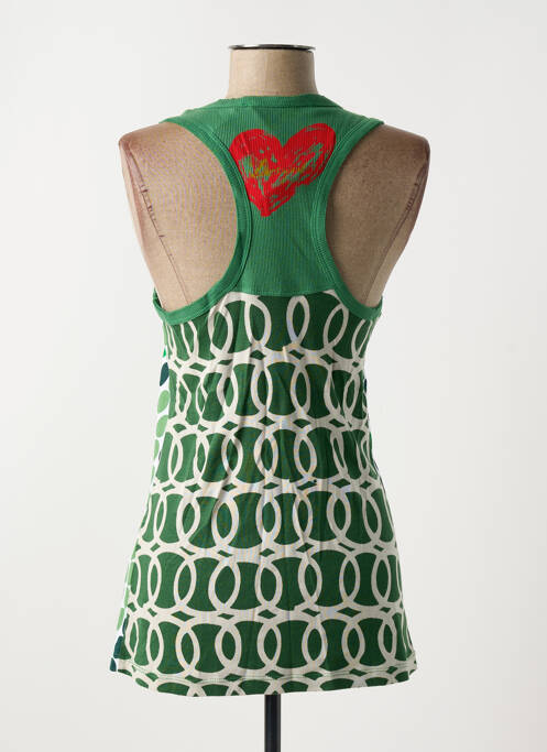 Débardeur vert DESIGUAL pour femme