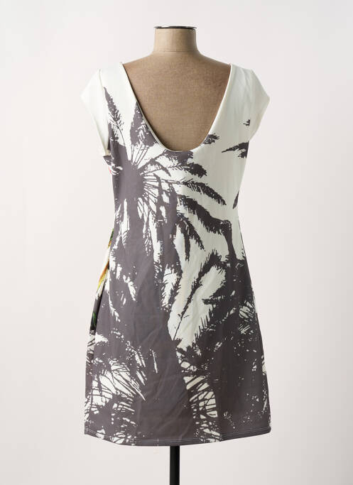 Robe courte blanc DESIGUAL pour femme