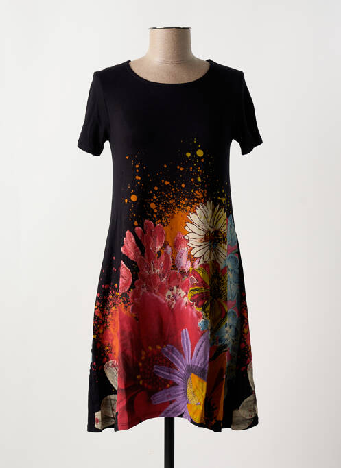 Robe courte noir DESIGUAL pour femme