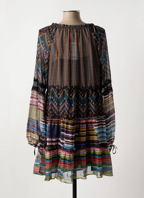 Robe courte noir DESIGUAL pour femme