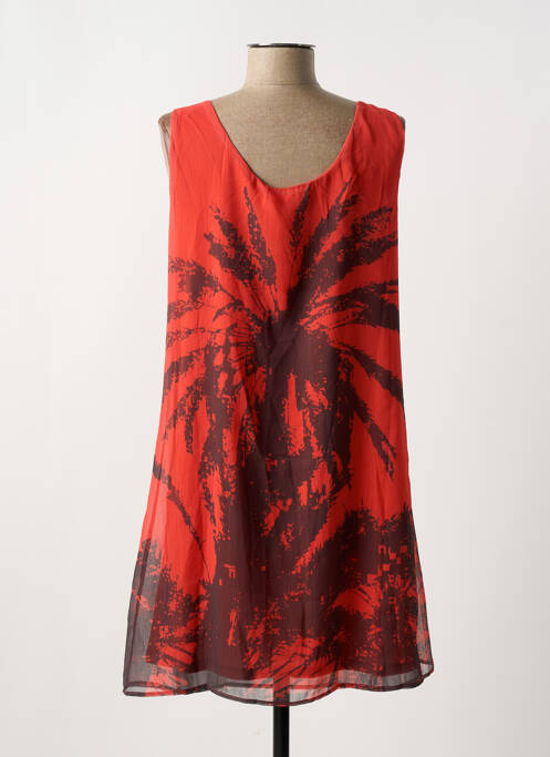 Robe courte orange DESIGUAL femme