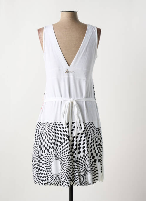 Robe mi-longue blanc DESIGUAL pour femme