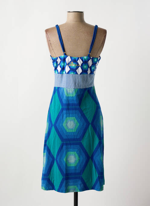 Robe mi-longue bleu DESIGUAL pour femme
