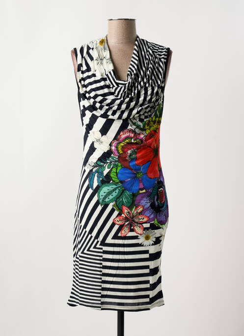 Robe mi-longue noir DESIGUAL pour femme