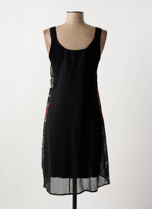 Robe mi-longue noir DESIGUAL pour femme