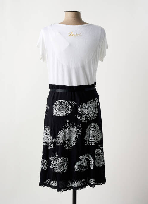 Robe mi-longue noir DESIGUAL pour femme