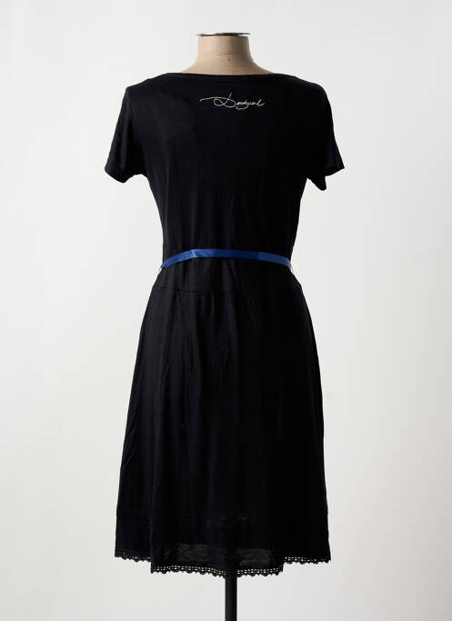 Robe mi-longue noir DESIGUAL pour femme