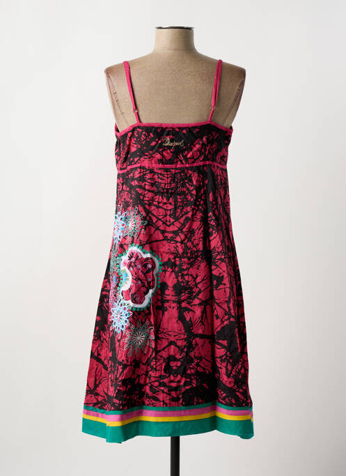 Robe mi-longue rouge DESIGUAL pour femme