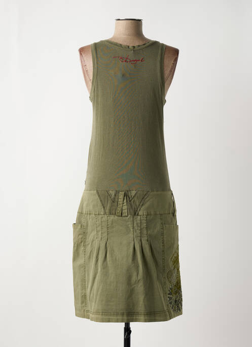 Robe mi-longue vert DESIGUAL pour femme