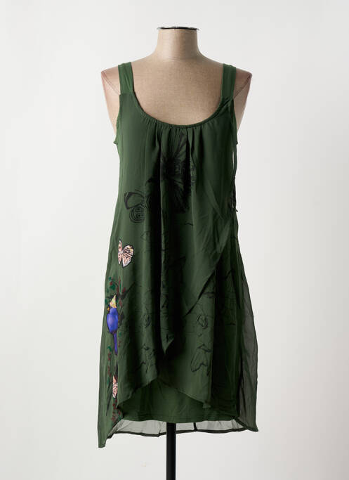 Robe mi-longue vert DESIGUAL pour femme