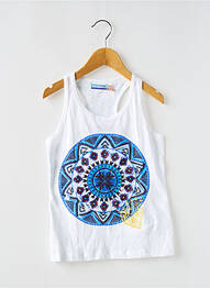 Débardeur imprimé fantaisie sans manche bleu DESIGUAL fille