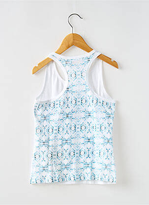 Débardeur imprimé fantaisie sans manche bleu DESIGUAL fille