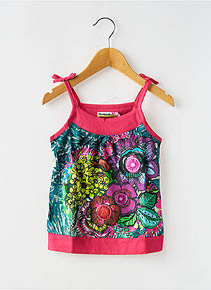 Top fines bretelles fines bretelles rouge DESIGUAL fille