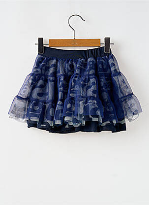 Jupe mi-longue doublure bleu DESIGUAL fille