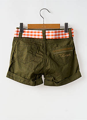 Short stretch taille ajustable vert DESIGUAL fille