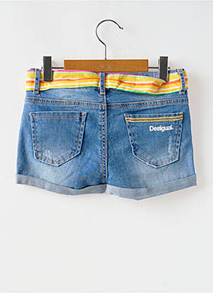 Short tissage denim taille ajustable bleu DESIGUAL fille