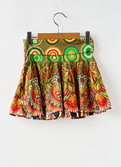 Jupe mi-longue vert DESIGUAL pour fille seconde vue