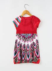 Robe mi-longue rouge DESIGUAL pour fille seconde vue