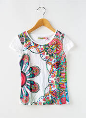 T-shirt blanc DESIGUAL pour enfant seconde vue