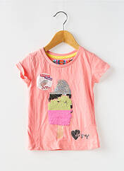 T-shirt rose DESIGUAL pour fille seconde vue