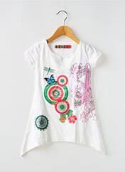 Tunique manches courtes blanc DESIGUAL pour fille seconde vue