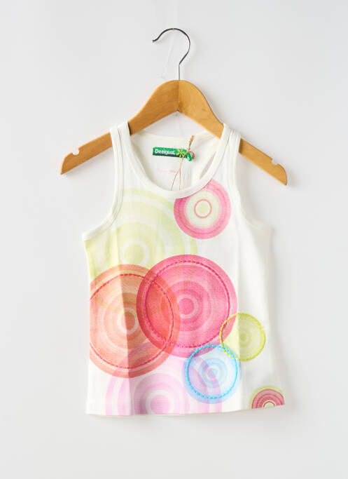 Débardeur beige DESIGUAL pour fille