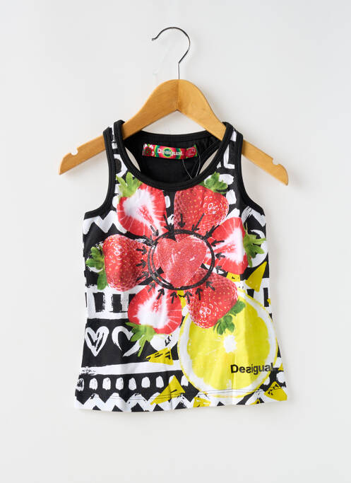 Débardeur noir DESIGUAL pour fille